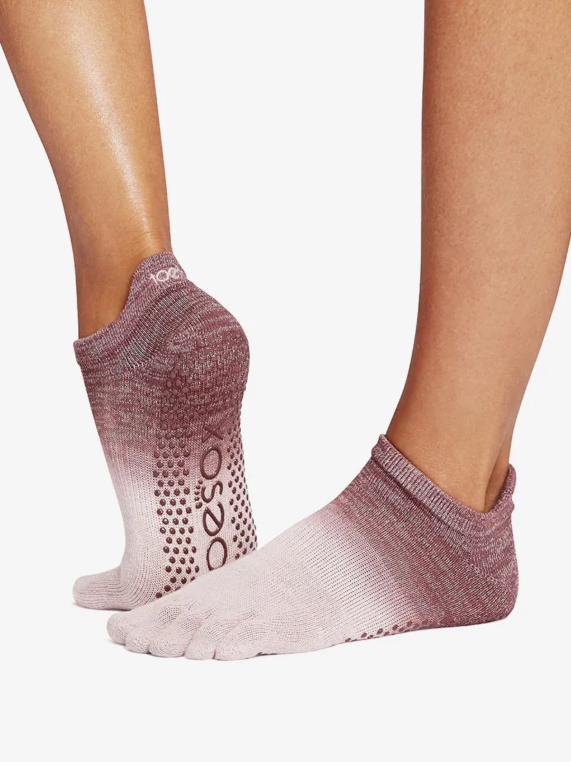 ToeSox Full Toe Low Rise Grip Socks - Winterize